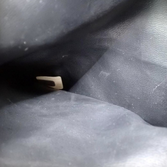 Chanel Vintage Black Quilted Lambskin Shoulder Tote Bag Authentic Classic - Picture 15 of 16